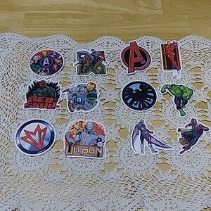 Superhero stickers for laptop, computer, skateboard, locker, crafts